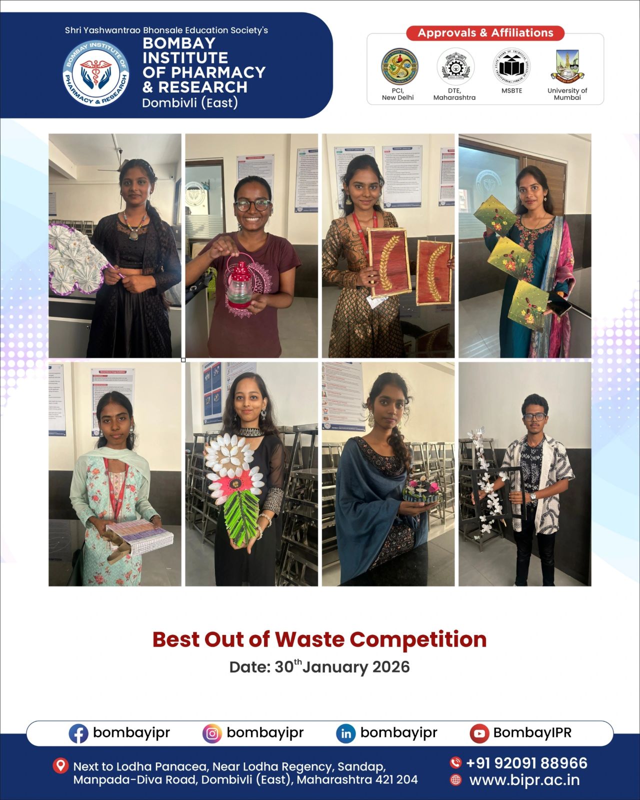 PULSE- 2026 Best Out of Waste Competition