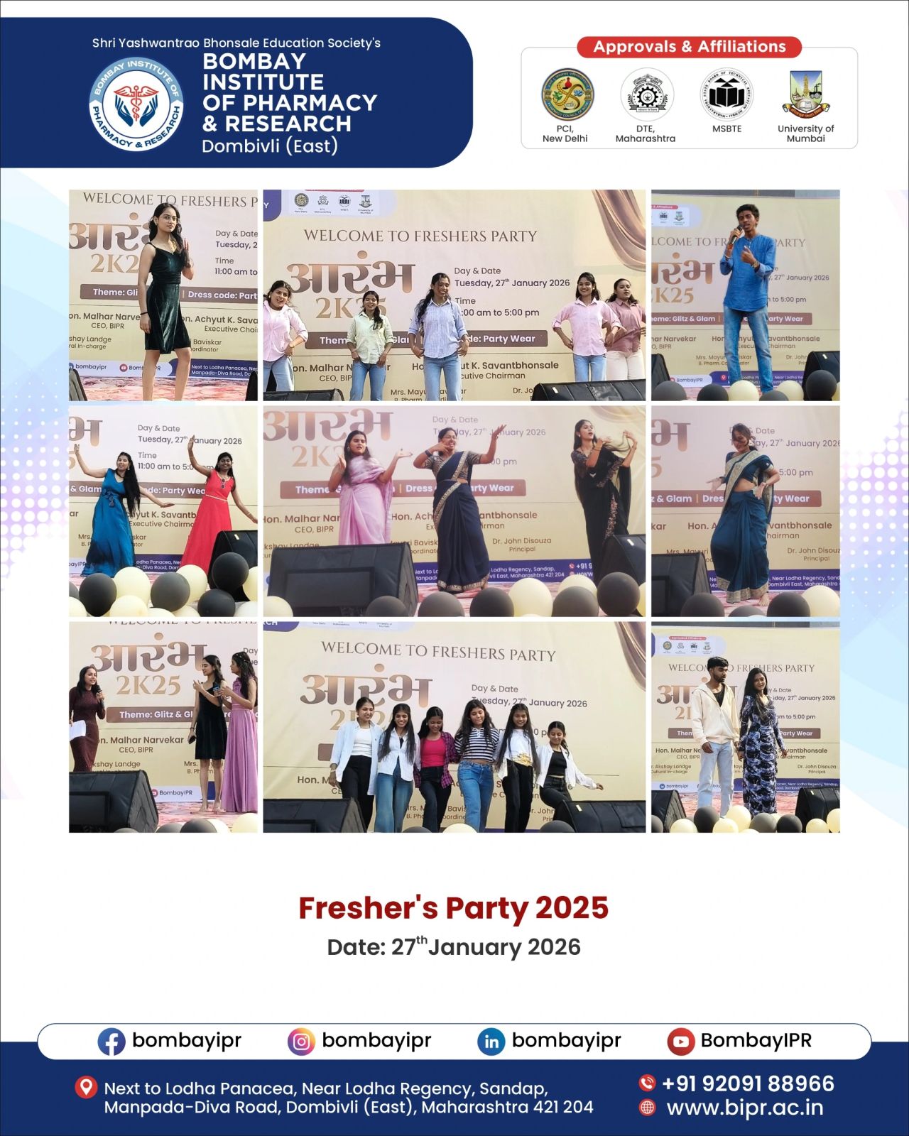 Fresher's Party 2025- 2026