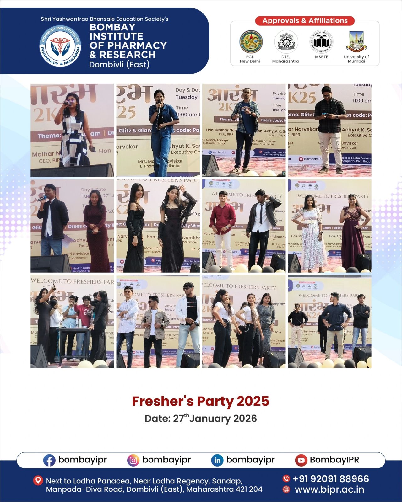 Fresher's Party 2025- 2026