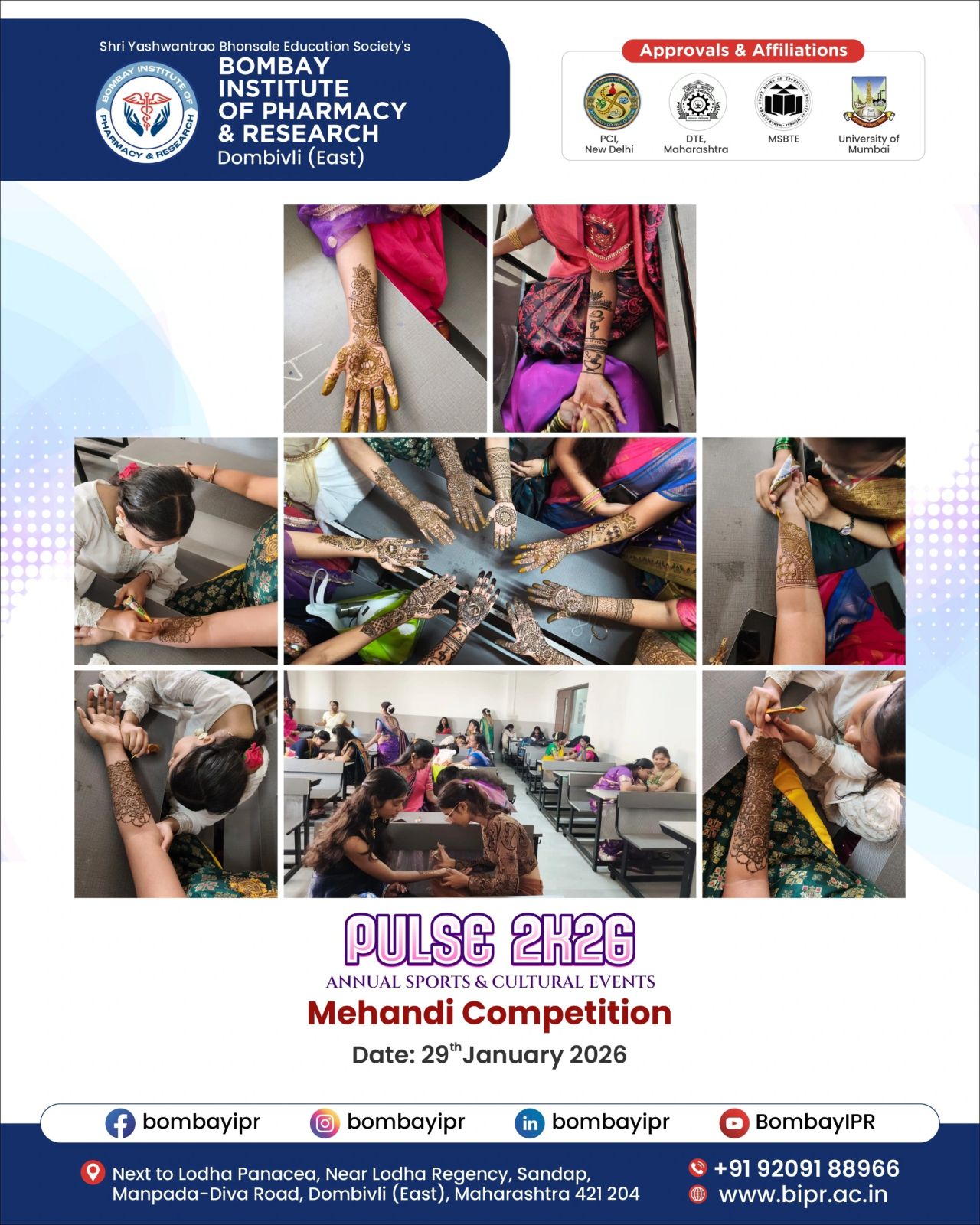PULSE- 2026 Mehandi Competition
