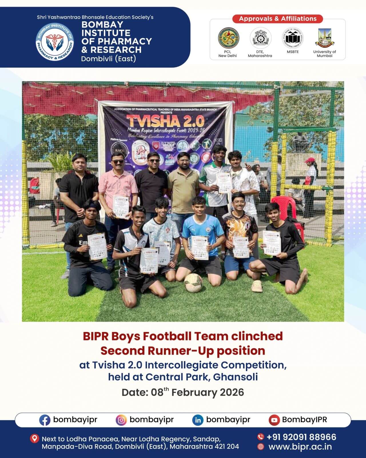 Football 2nd Runner-Up